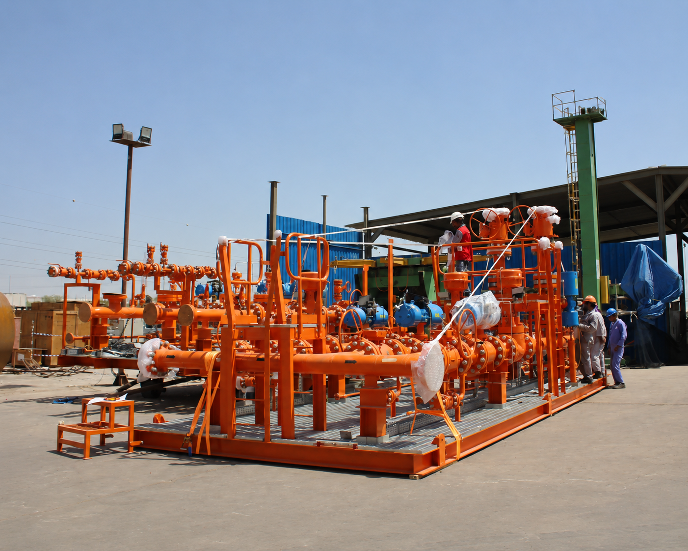 Chemical injection skid - completed multi-chemical injection skid