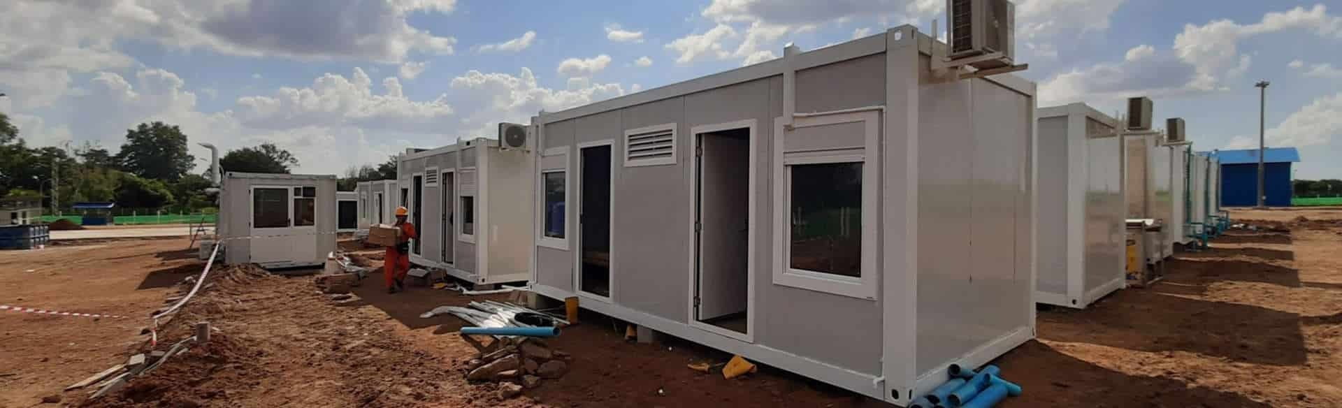Compact wellsite camp