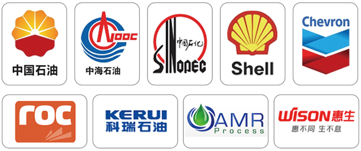 Key clients including CNPC, Sinopec, CNOOC, Yanchang Petroleum, Shell, TotalEnergies and Global EPC